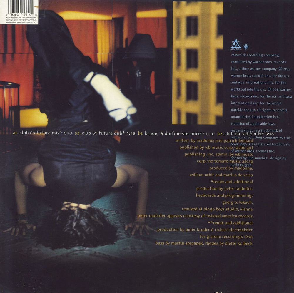 Madonna Nothing Really Matters UK 12" vinyl single (12 inch record / Maxi-single) 093624462408