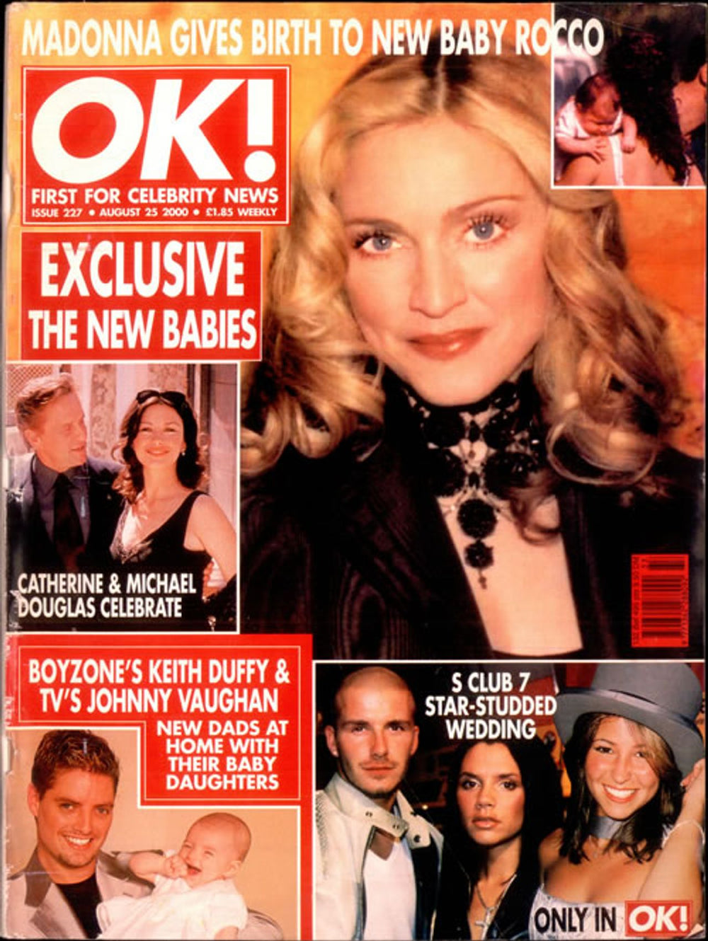 Madonna OK - Aug 25 2000 UK magazine MAGAZINE