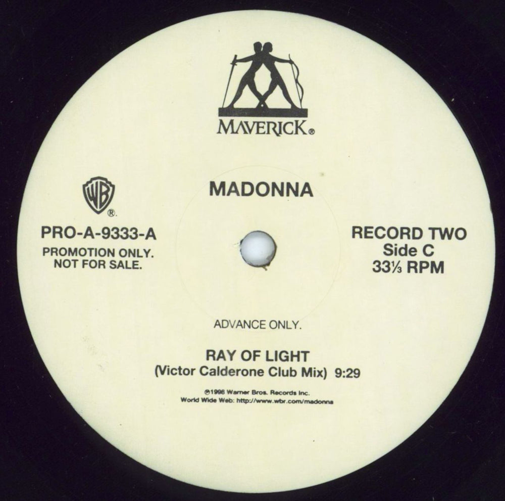 Madonna Ray Of Light - Double Pack #1 US Promo 12" vinyl single (12 inch record / Maxi-single)