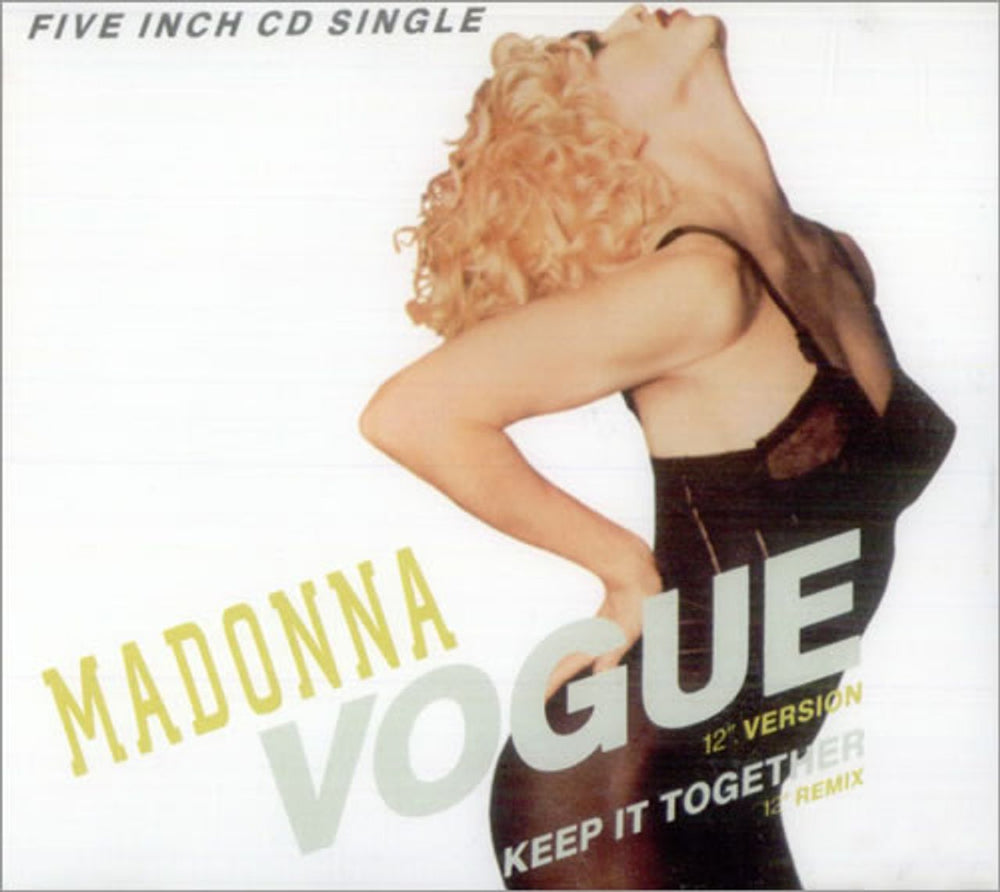 Madonna Vogue German CD single (CD5 / 5") 7599-21525-2