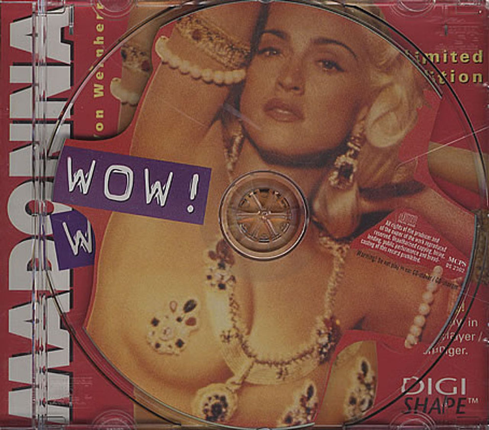 Madonna Wow! French CD single (CD5 / 5") DS2302