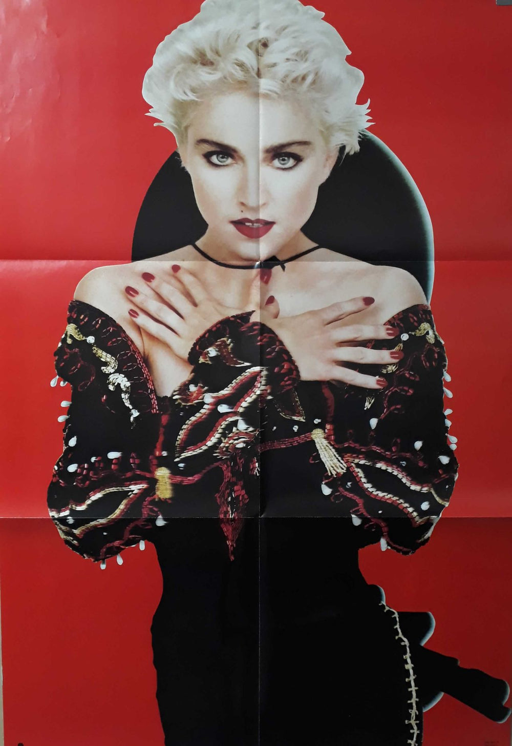 Madonna You Can Dance - Oblong Sticker + Poster UK vinyl LP album (LP record)