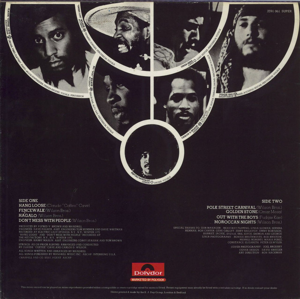 Mandrill Composite Truth UK vinyl LP album (LP record)