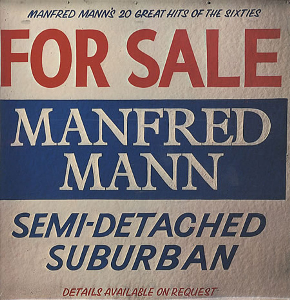 Manfred Mann Semi-Detached Suburban UK vinyl LP album (LP record) EMTV19