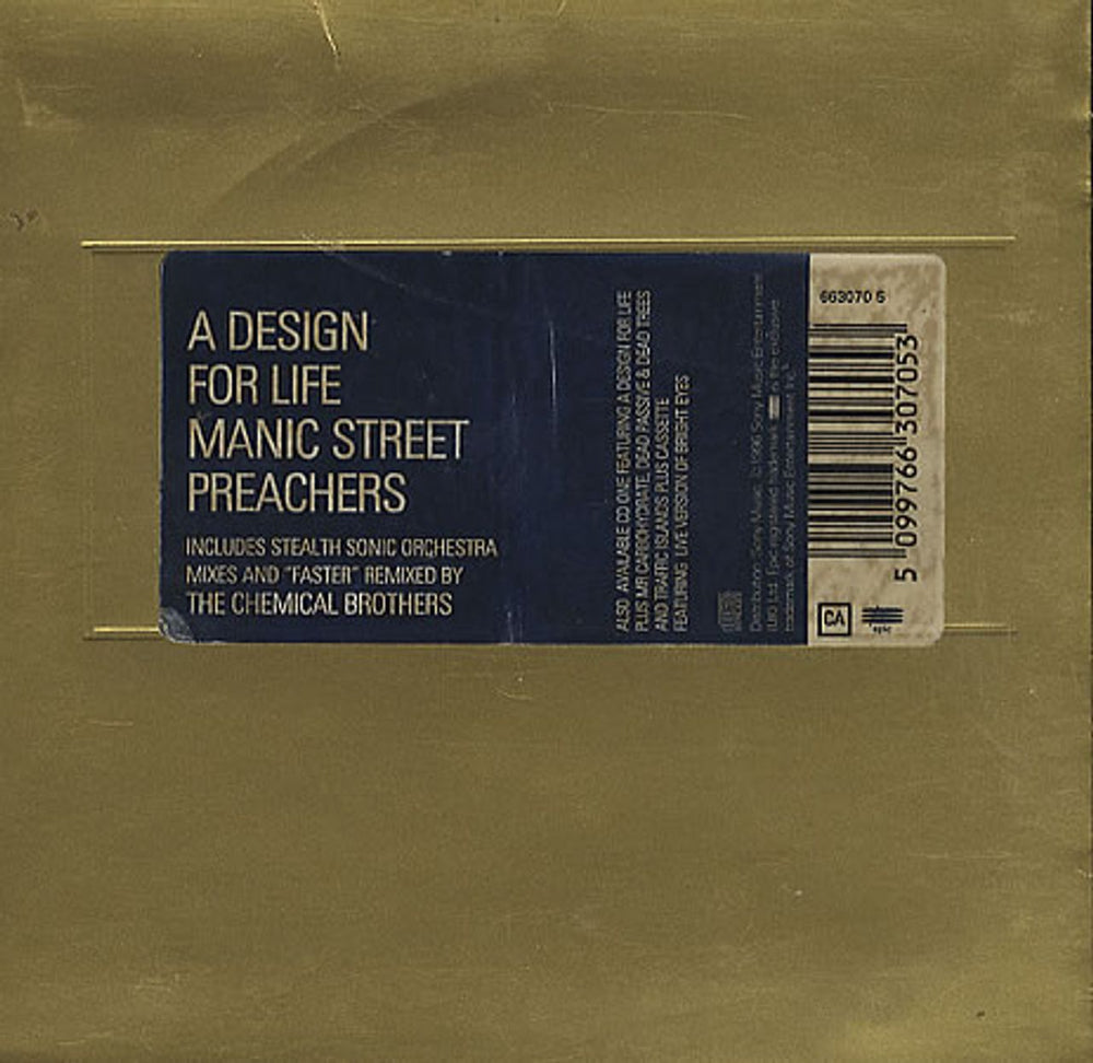 Manic Street Preachers A Design For Life - Both Parts UK 2-CD single set (Double CD single) MAS2SAD66797