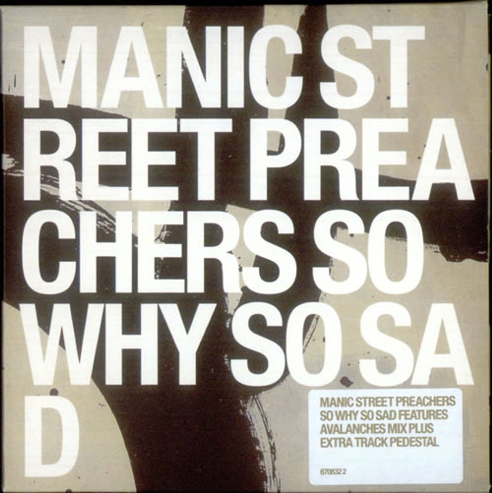 Manic Street Preachers So Why So Sad/Found That Soul UK 2-CD single set (Double CD single) MAS2SSO178180