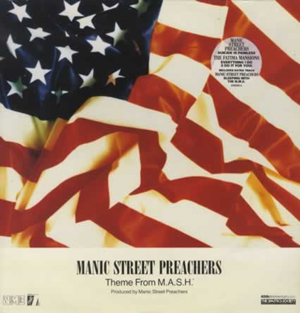 Manic Street Preachers Theme From Mash - EX UK 12" vinyl single (12 inch record / Maxi-single) 6583826