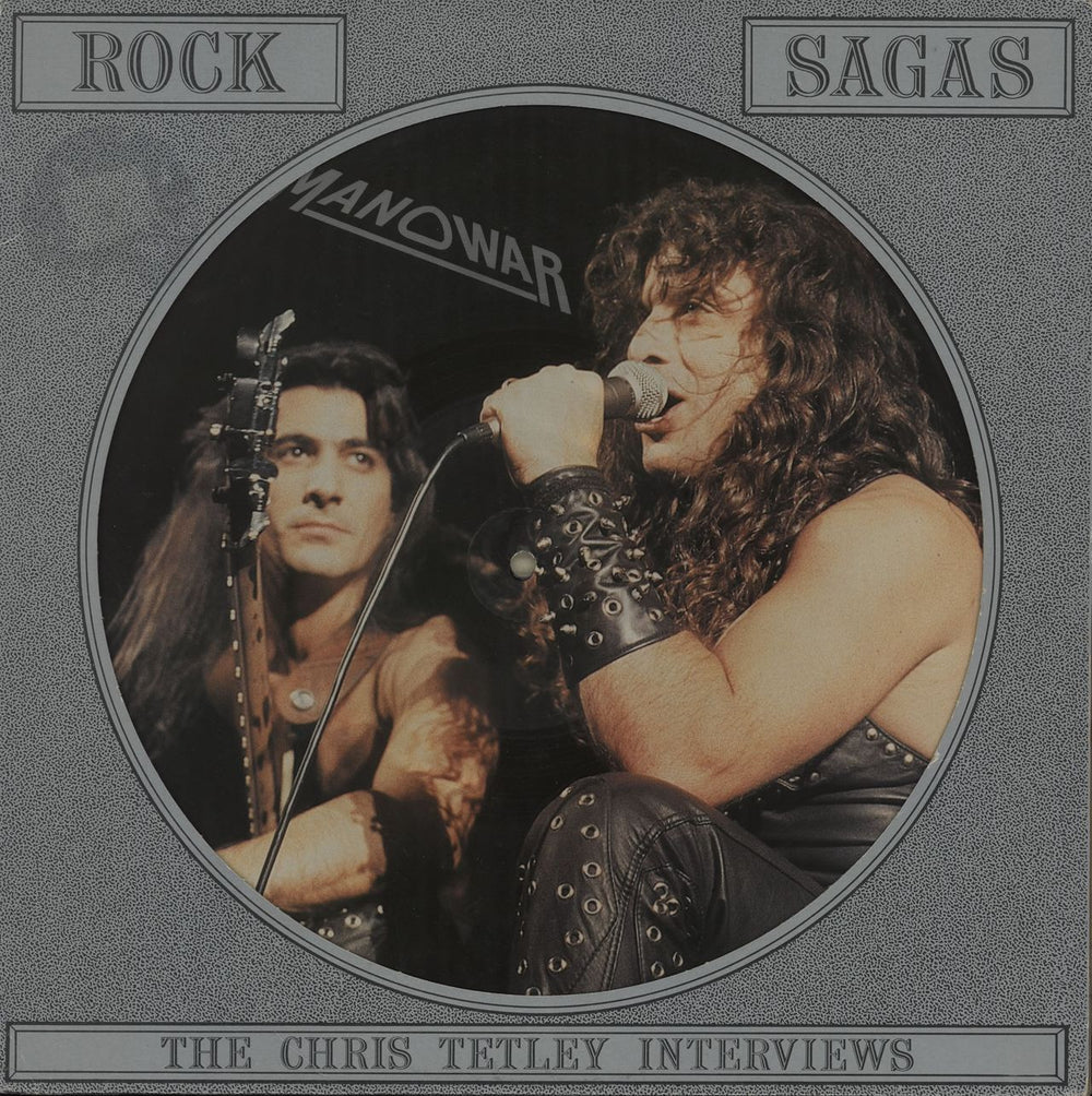 Manowar The Chris Tetley Interview UK picture disc LP (vinyl picture disc album) CT1009