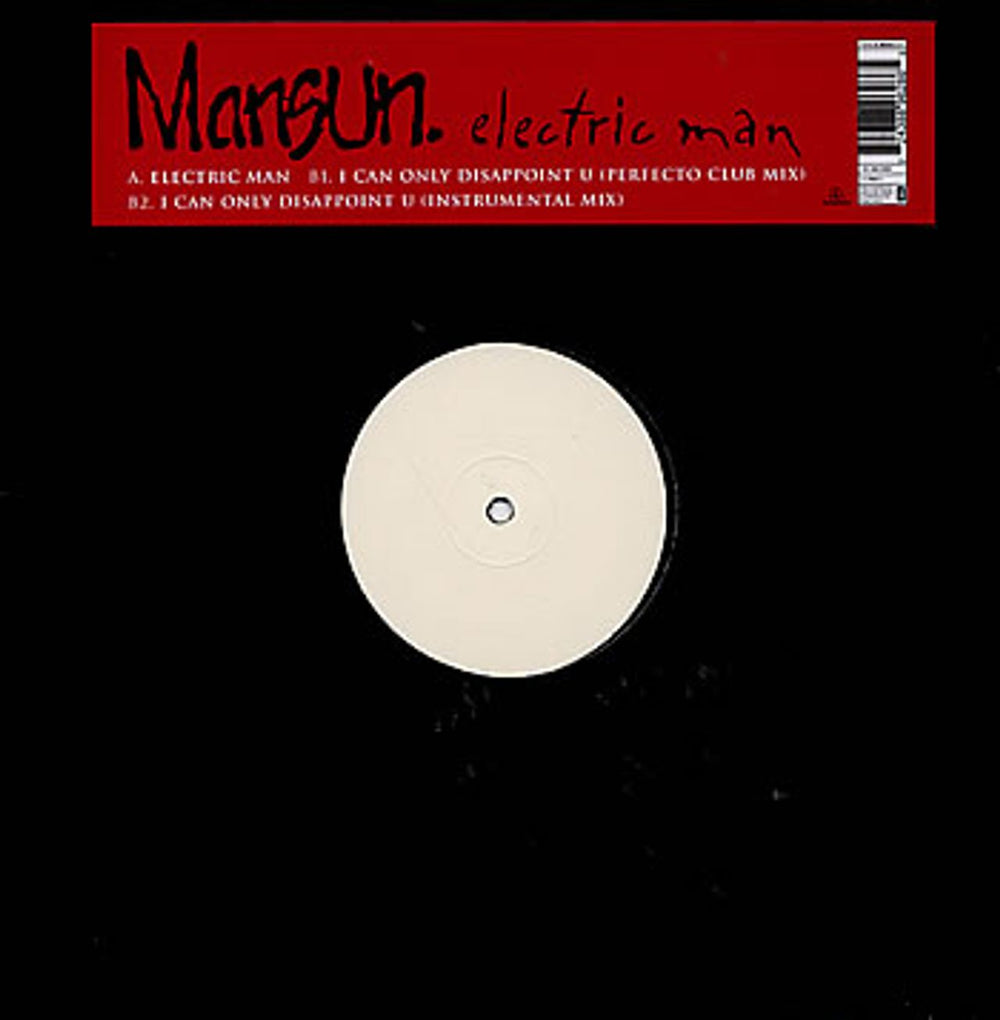 Mansun Electric Man UK Promo 12" vinyl single (12 inch record / Maxi-single) 8896296