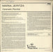 Maria Jeritza Operatic Recital UK vinyl LP album (LP record)