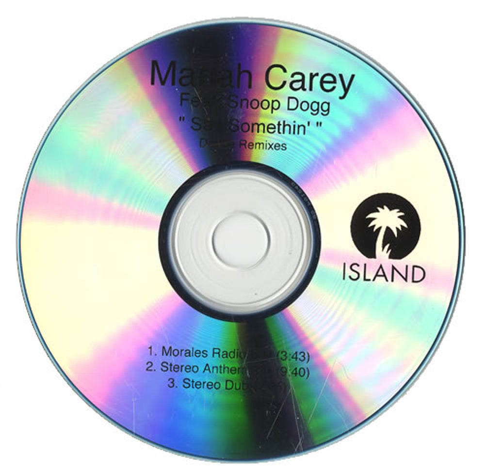 Mariah Carey Say Somethin' US CD-R acetate CDR ACETATE