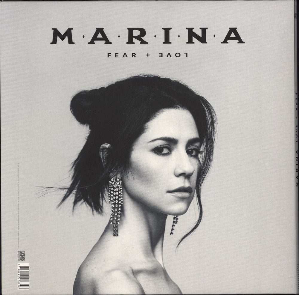 Marina & The Diamonds Love + Fear - White & Black Vinyl UK vinyl LP album (LP record) 190295478728