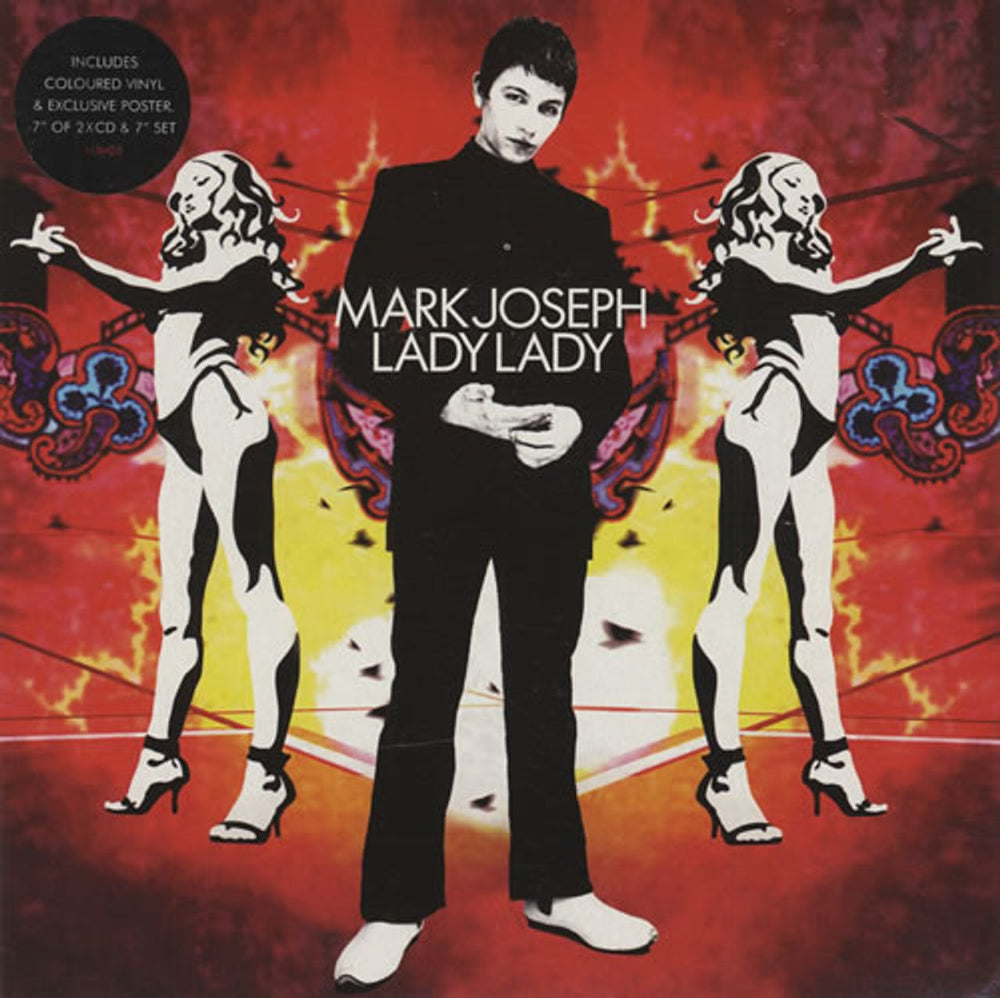 Mark Joseph Lady Lady - White Vinyl + Poster UK 7" vinyl single (7 inch record / 45) MJM05