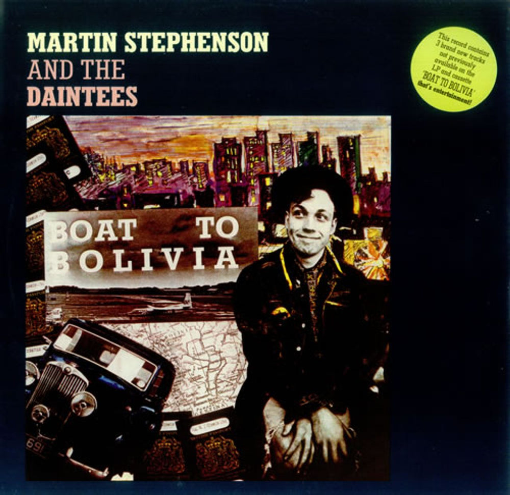 Martin Stephenson & The Daintees Boat To Bolivia UK 12" vinyl single (12 inch record / Maxi-single) SKX27