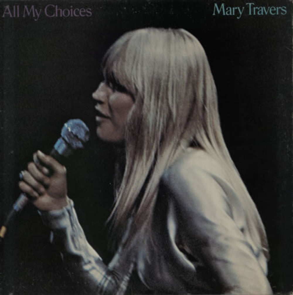 Mary Travers All My Choices UK vinyl LP album (LP record) K46203