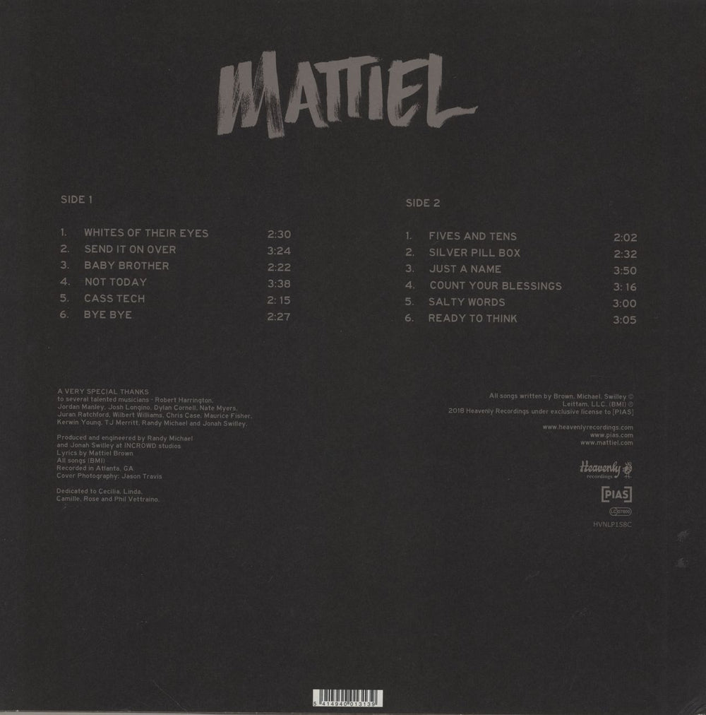 Mattiel Mattiel - Clear vinyl US  Vinyl LP