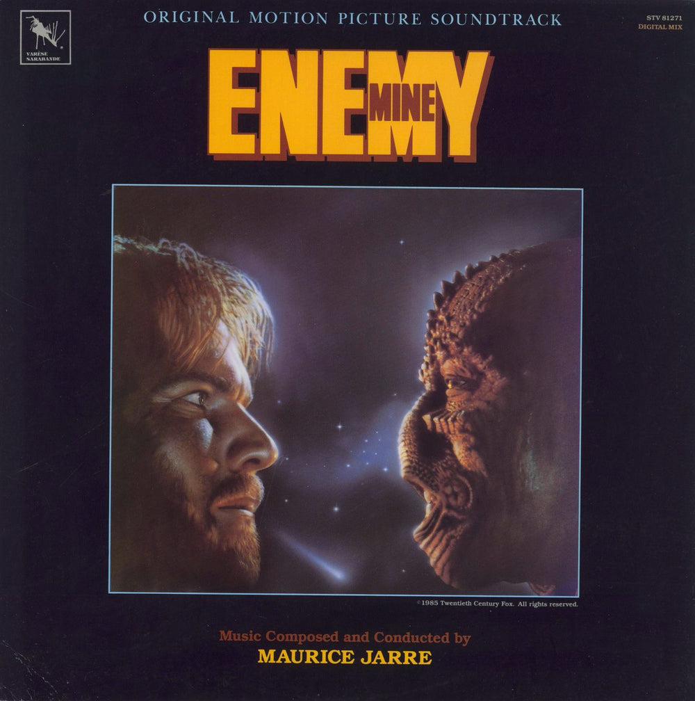 Maurice Jarre Enemy Mine US vinyl LP album (LP record) STV81271