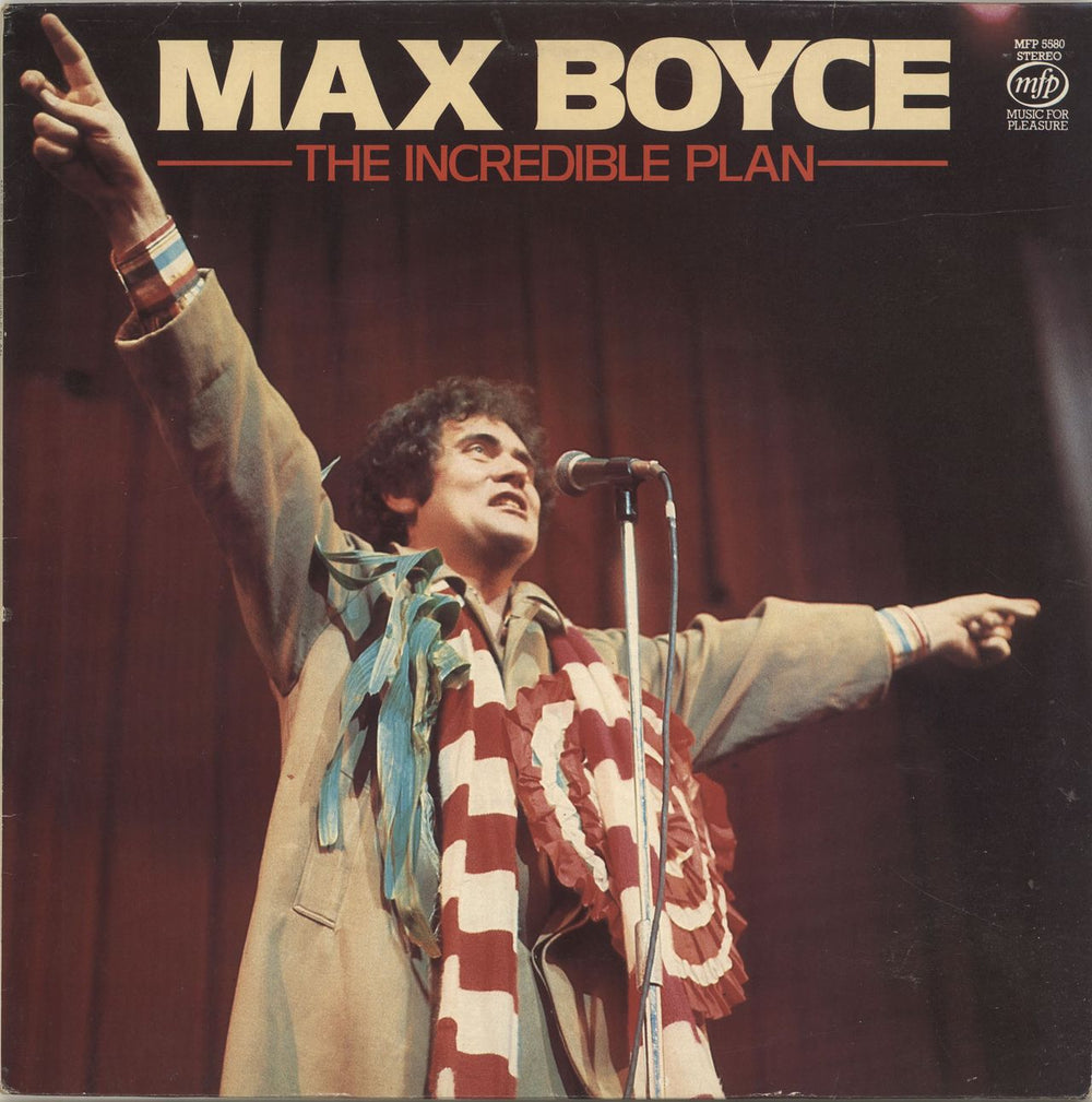 Max Boyce The Incredible Plan UK vinyl LP album (LP record) MFP5580