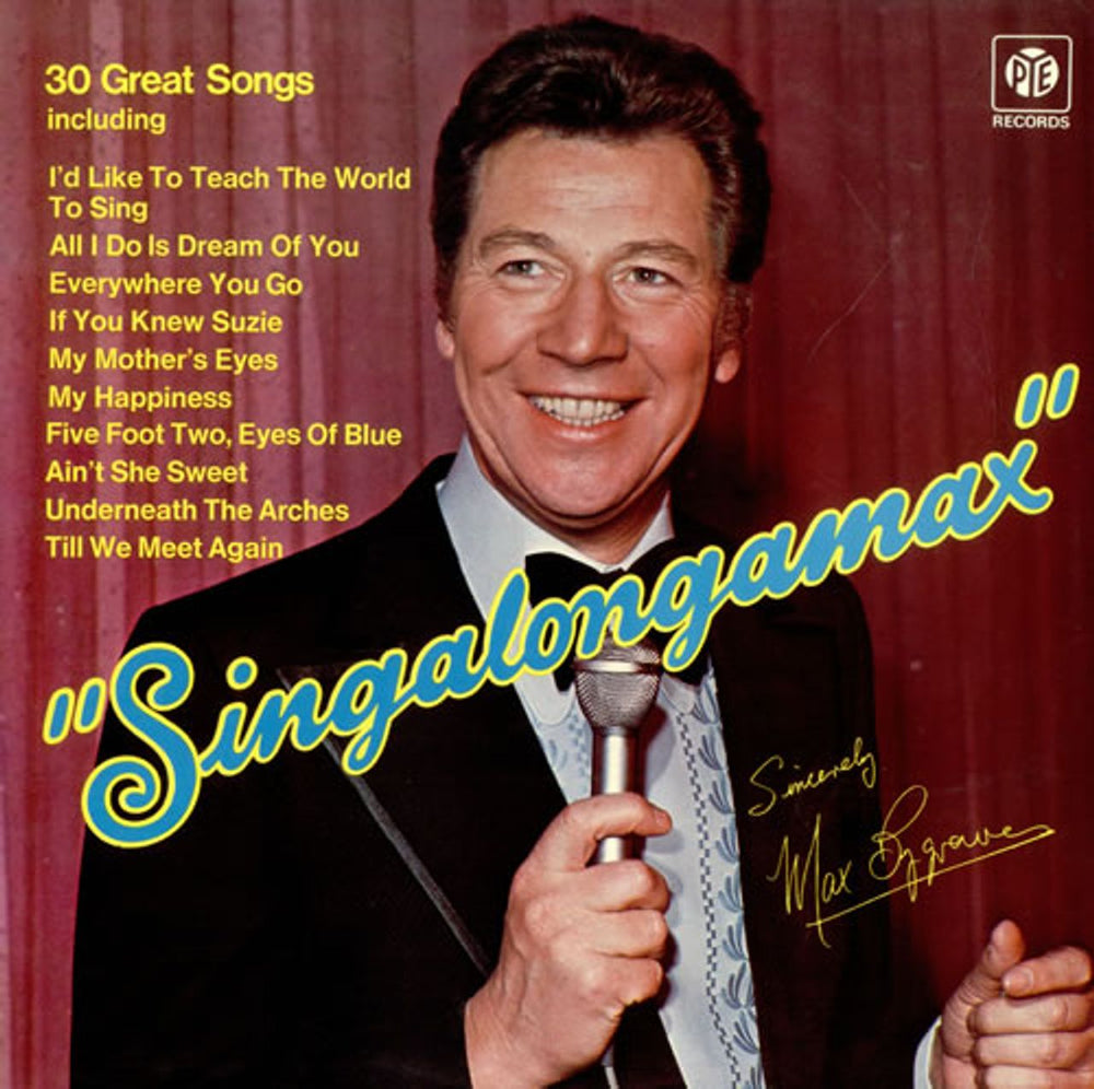 Max Bygraves Singalongamax UK vinyl LP album (LP record) NSPL18401