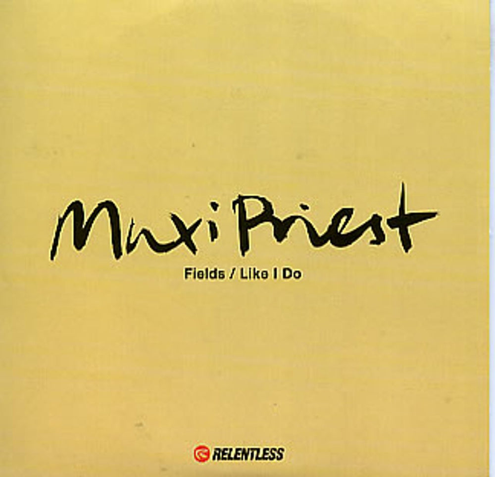 Maxi Priest Fields/Like I Do UK Promo CD single (CD5 / 5") RELCDJ7