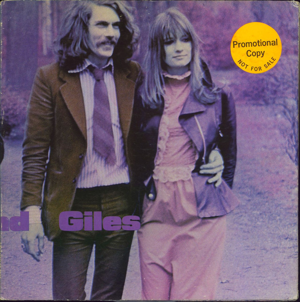 McDonald & Giles McDonald And Giles - Promo Stickered US vinyl LP album (LP record) SD9042