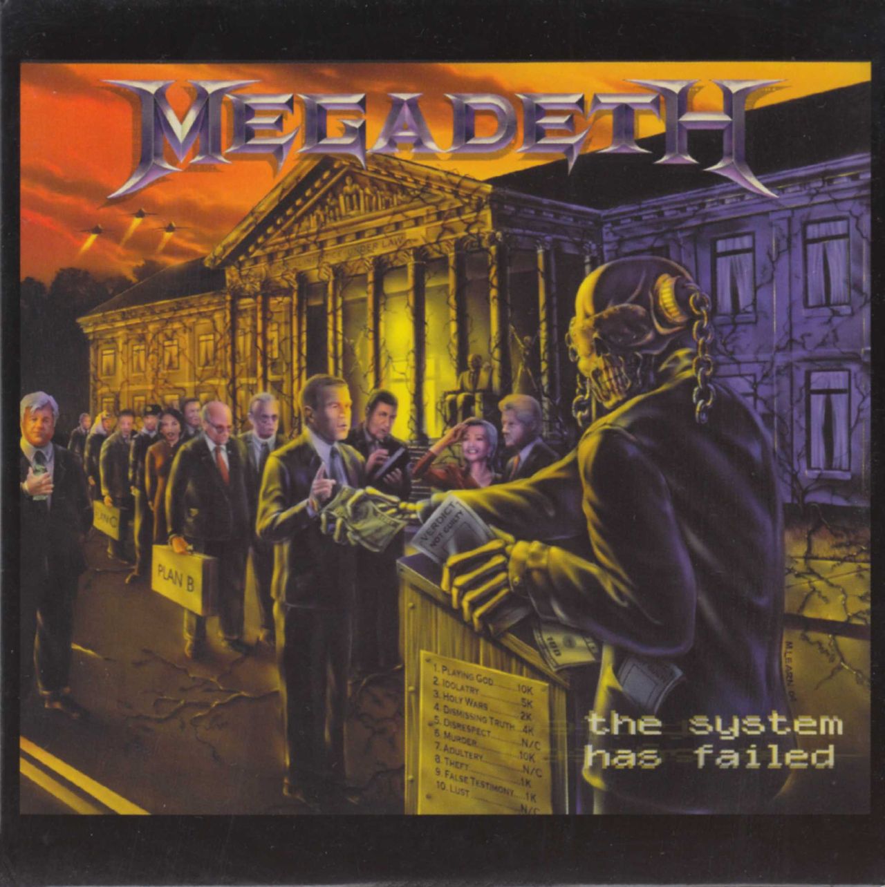 Megadeth The System Has Failed UK Promo CD album — 