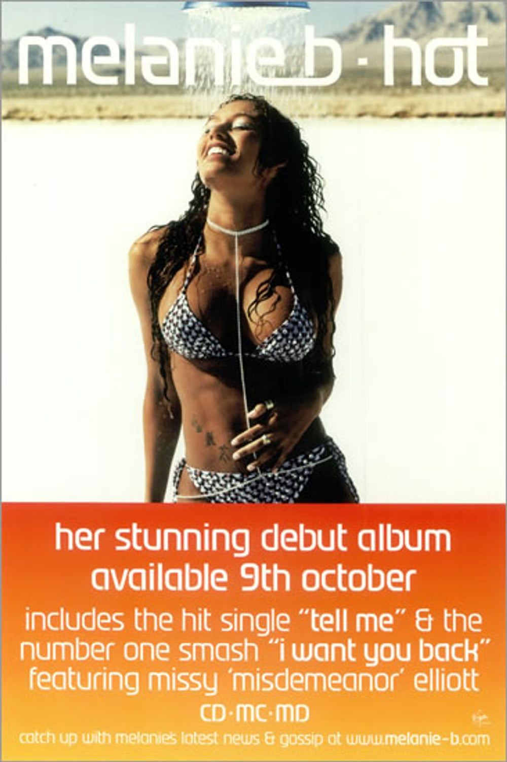 Melanie B Hot UK Promo poster PROMO POSTER