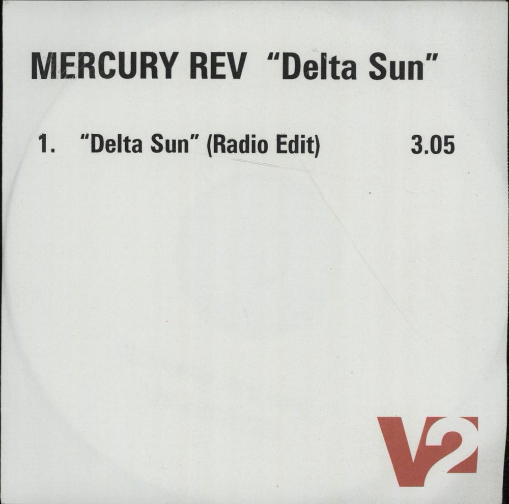 Mercury Rev Delta Sun - Radio Edit UK Promo CD-R acetate CD-R