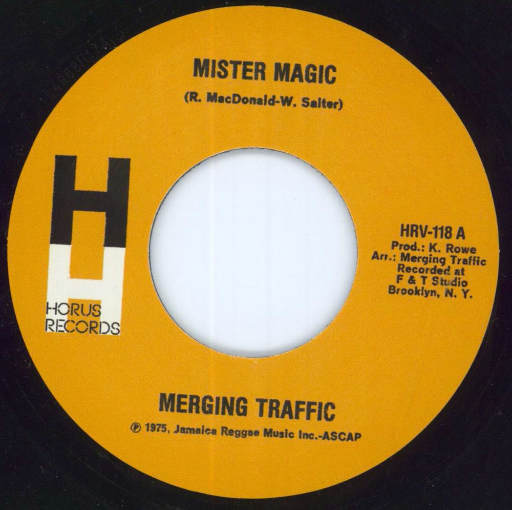 Merging Traffic Mister Magic UK 7" vinyl single (7 inch record / 45) HRV-118