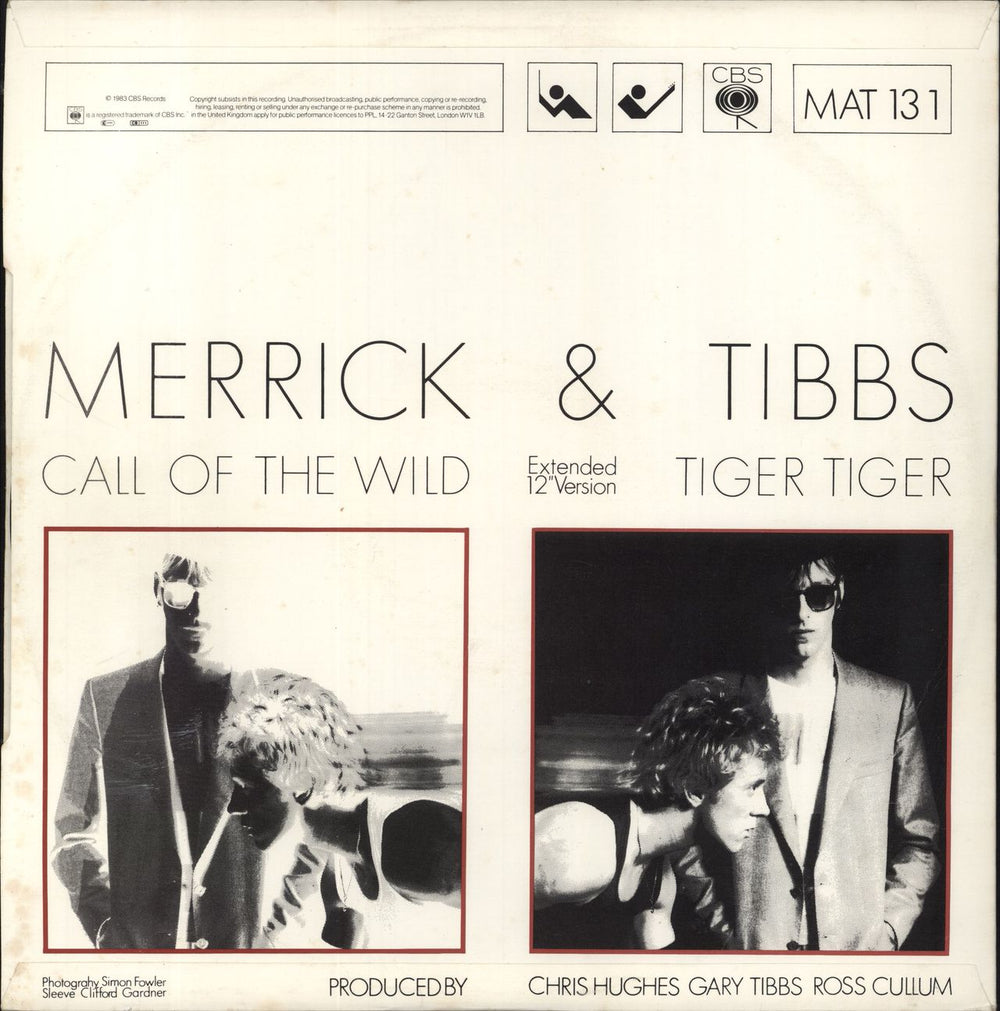 Merrick & Tibbs Call Of The Wild UK 12" vinyl single (12 inch record / Maxi-single)