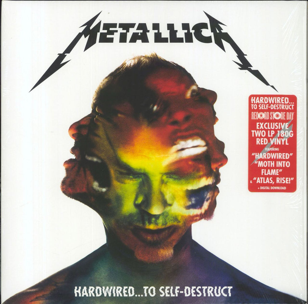 Metallica Hardwired... To Self-Destruct - 180gram Red Vinyl UK 2-LP vinyl record set (Double LP Album) 00602557156379