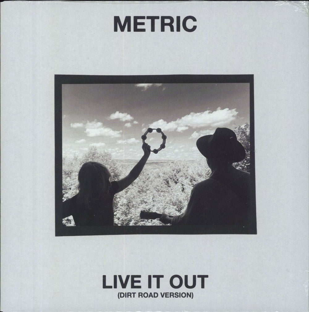 Metric Live It Out (Dirt Road Version) - Baby Blue Vinyl - Sealed Canadian 7" vinyl single (7 inch record / 45) MET80214