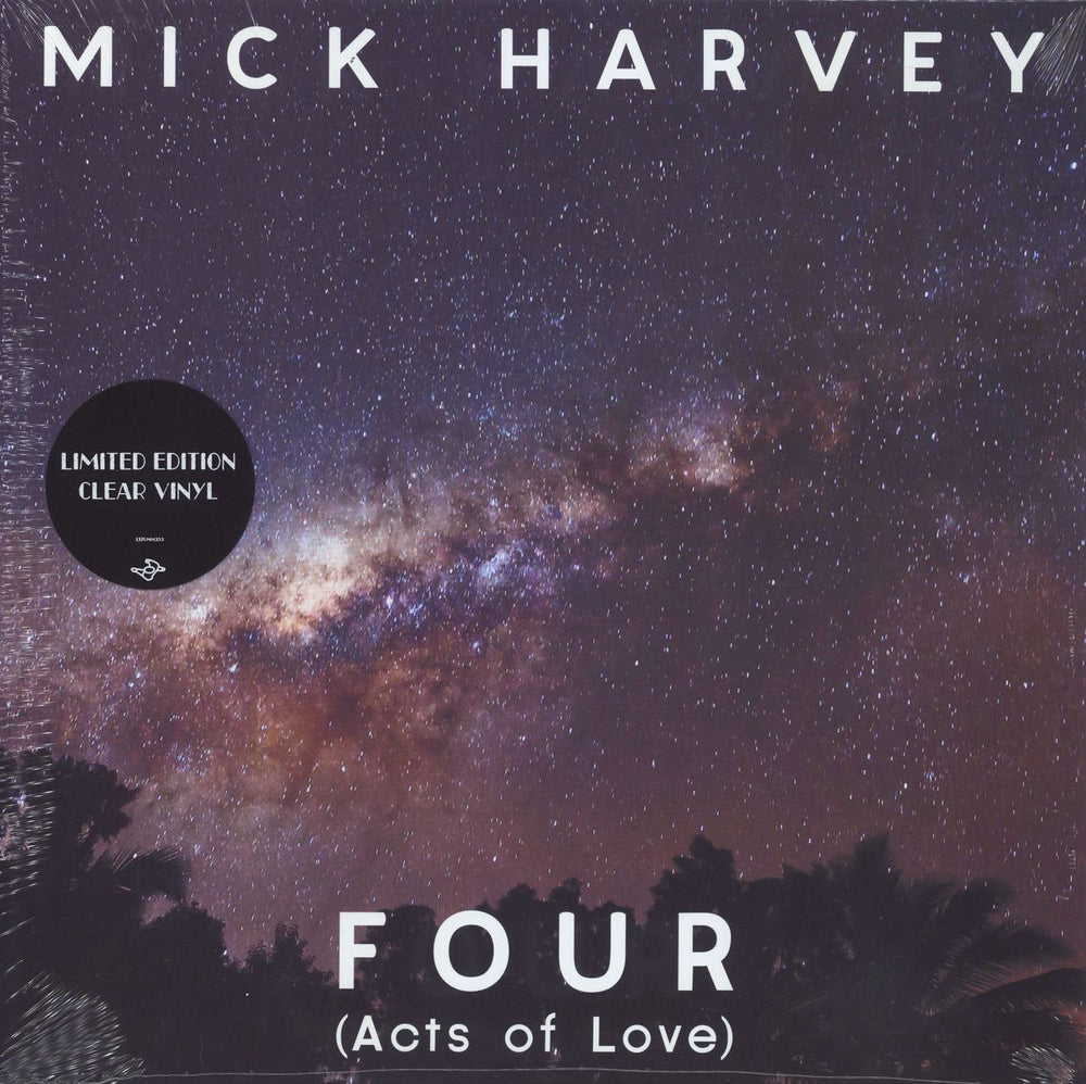 Mick Harvey Four (Acts Of Love) - Clear Vinyl - Sealed UK vinyl LP album (LP record) 5099993473217