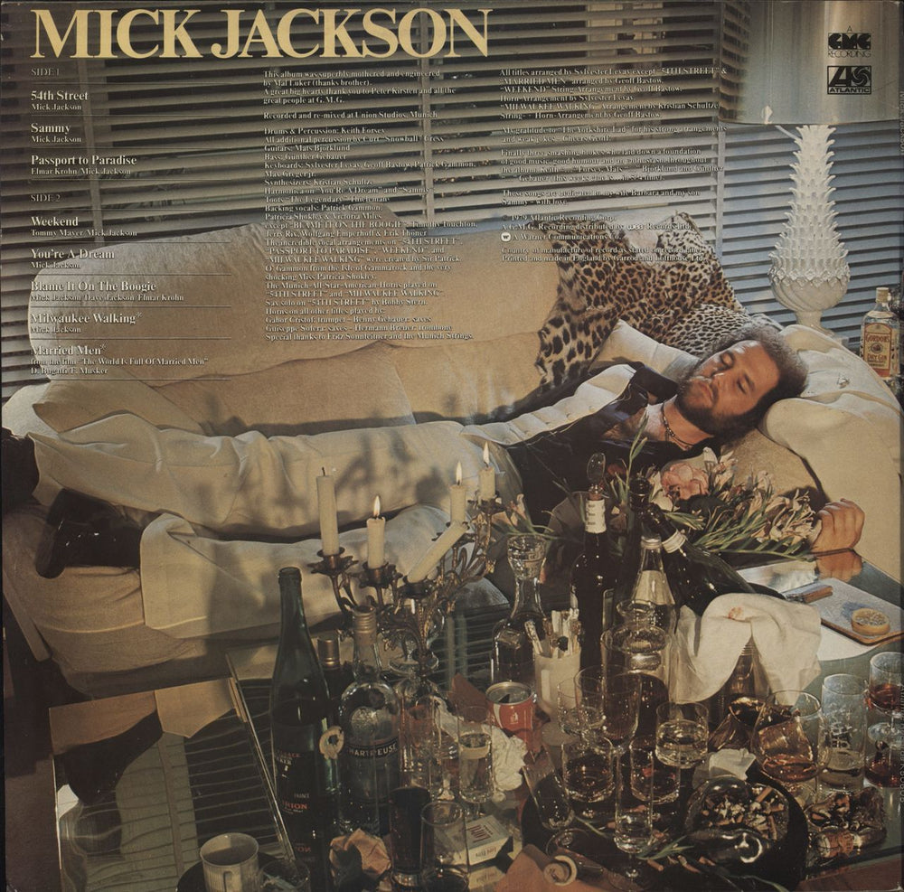 Mick Jackson Mick Jackson UK vinyl LP album (LP record)