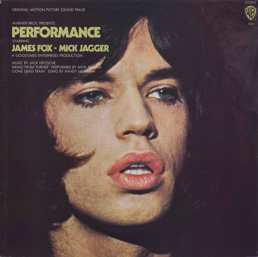 Mick Jagger Performance Canadian vinyl LP album (LP record) BS2554