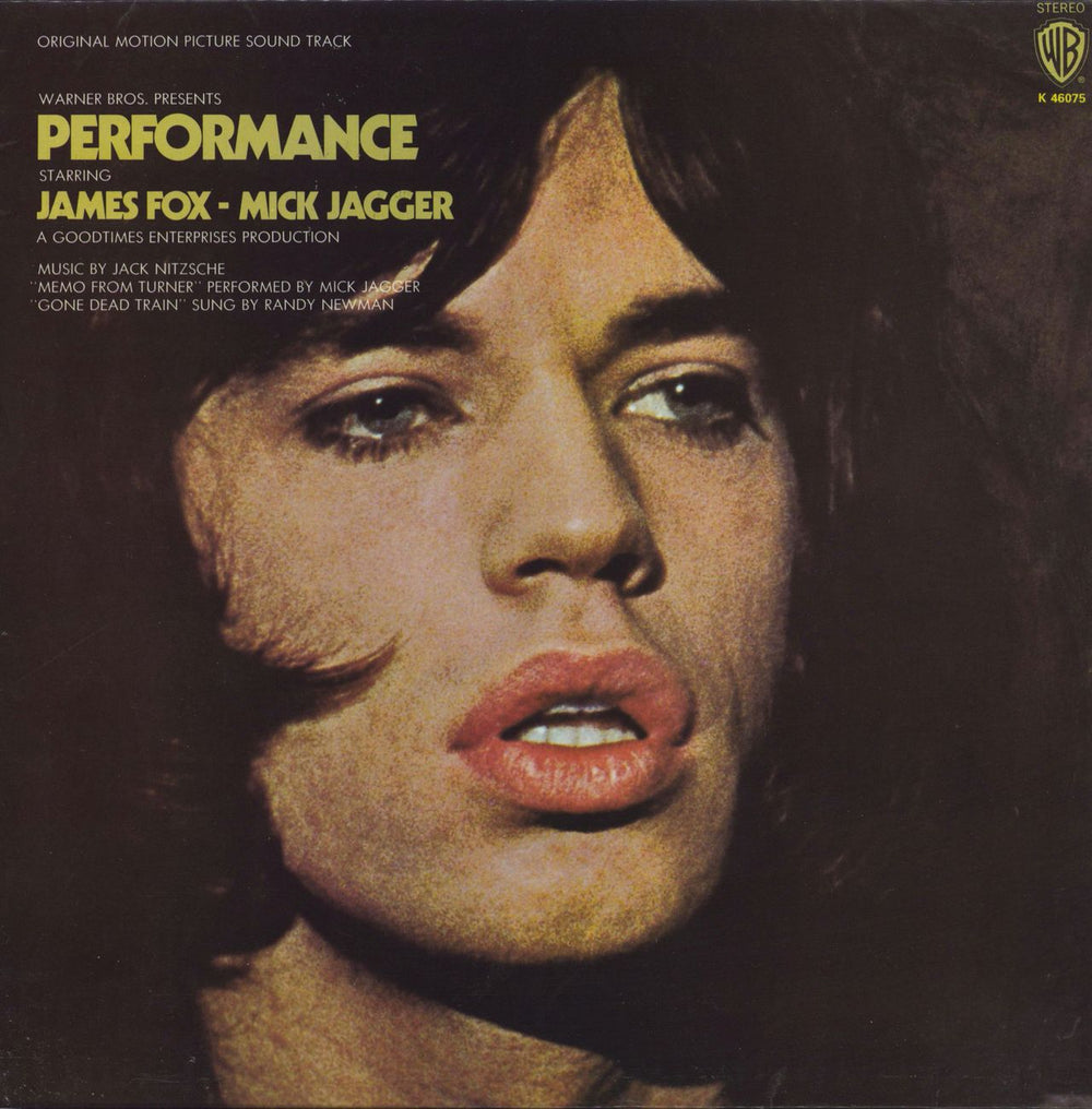 Mick Jagger Performance - Green Label UK vinyl LP album (LP record) K46075