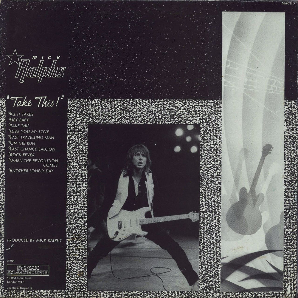 Mick Ralphs Take This! UK vinyl LP album (LP record)