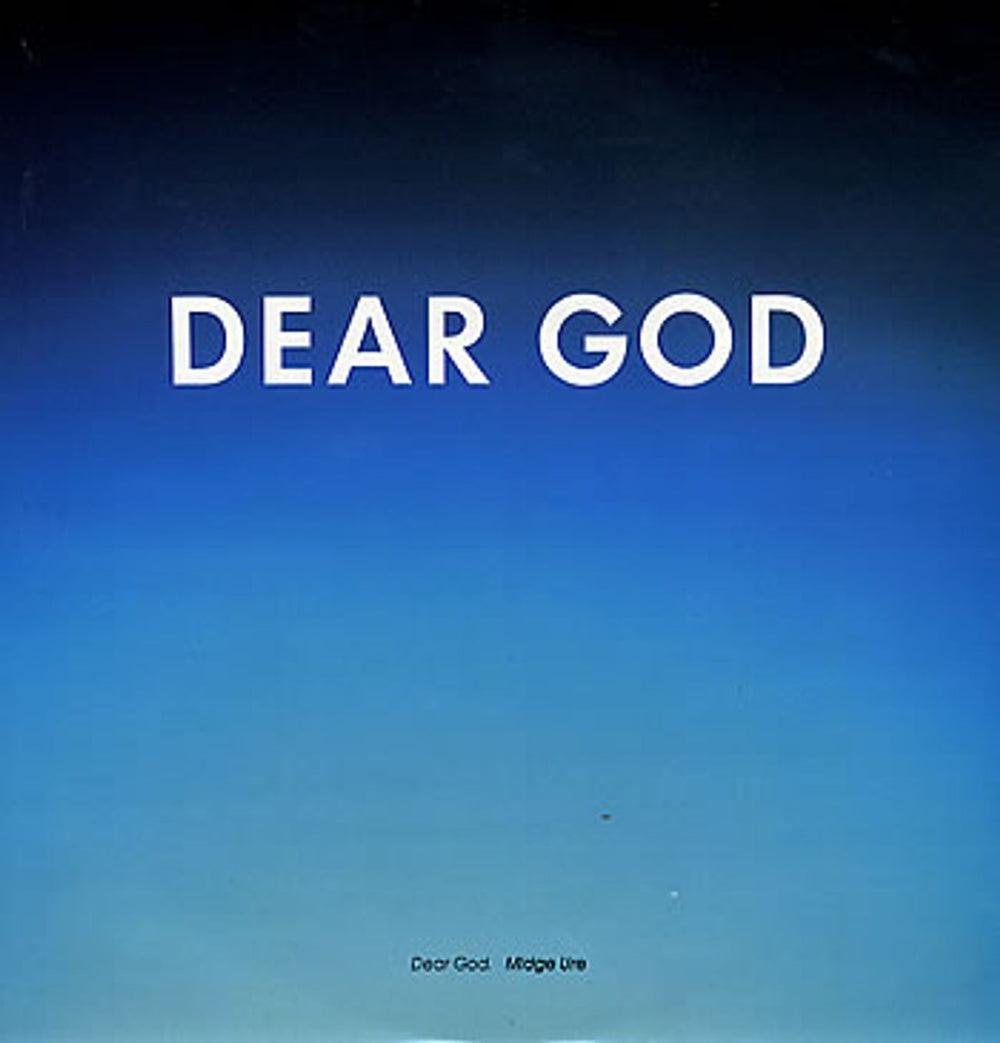 Midge Ure Dear God UK 12" vinyl single (12 inch record / Maxi-single) UREX6