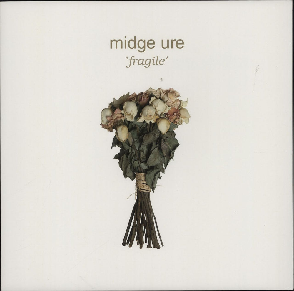 Midge Ure Fragile + Art Print UK vinyl LP album (LP record) HYP14402