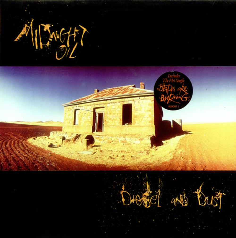 Midnight Oil Diesel & Dust - Original UK vinyl LP album (LP record) CBS4600051