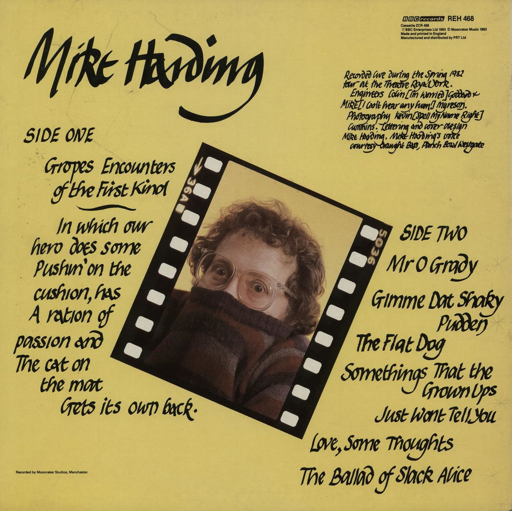 Mike Harding Flat Dogs And Shaky Pudden' UK vinyl LP album (LP record)