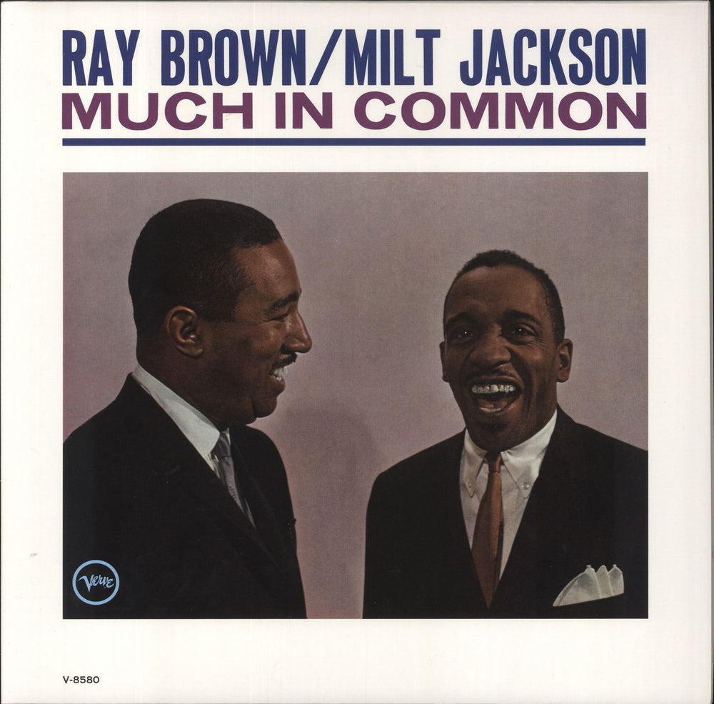 Milt Jackson & Ray Brown Much In Common - 180gm Vinyl UK vinyl LP album (LP record) V-8580