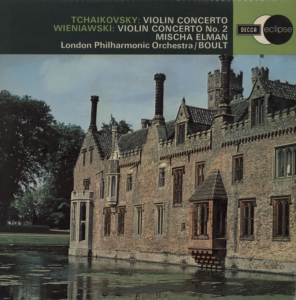 Mischa Elman Tchaikovsky: Violin Concerto / Wieniawski: Violin Concerto No. 2 UK vinyl LP album (LP record) ECS569