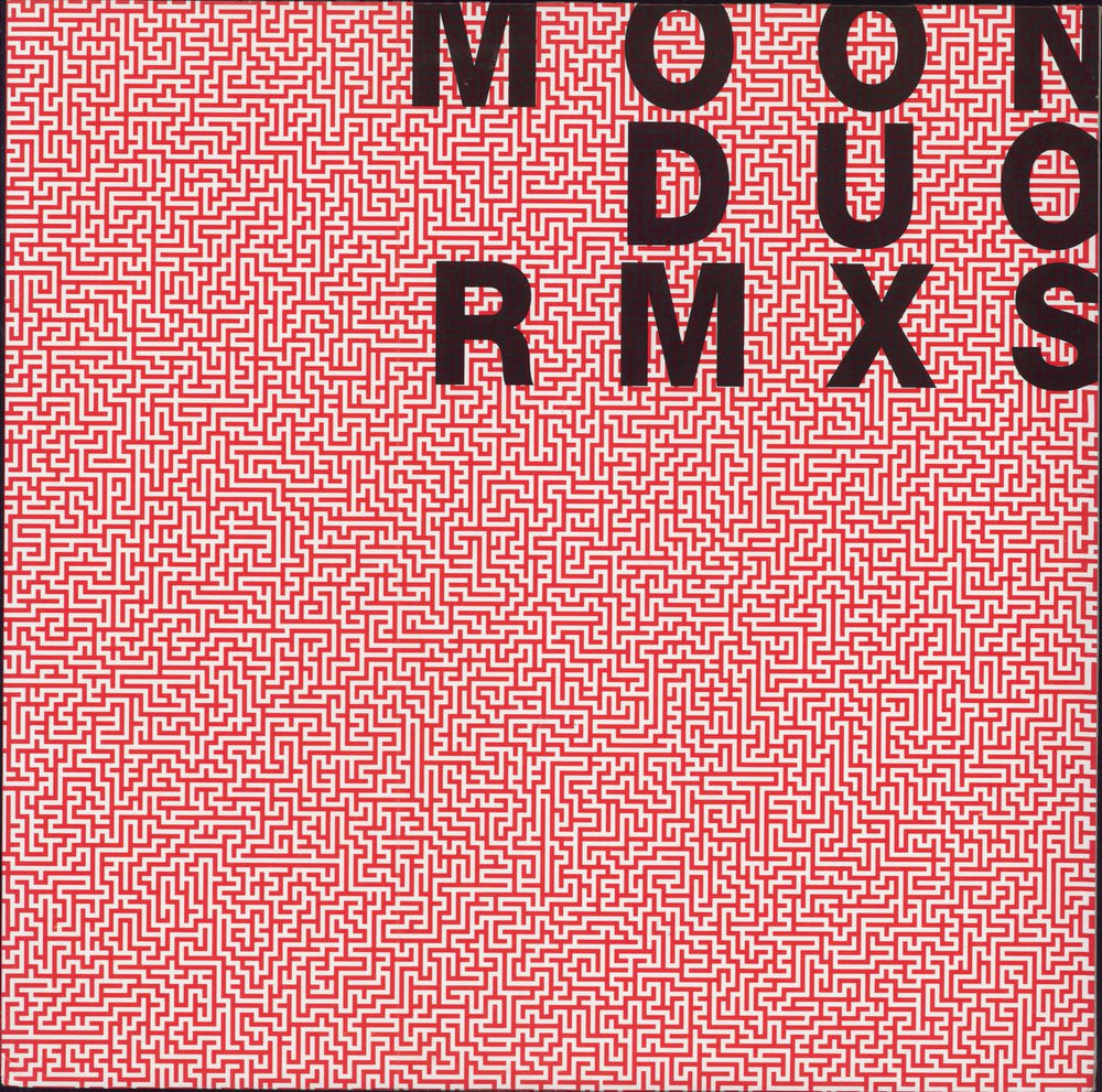 Moon Duo Mazes Remixes - White vinyl German vinyl LP album (LP record) SOU035LP
