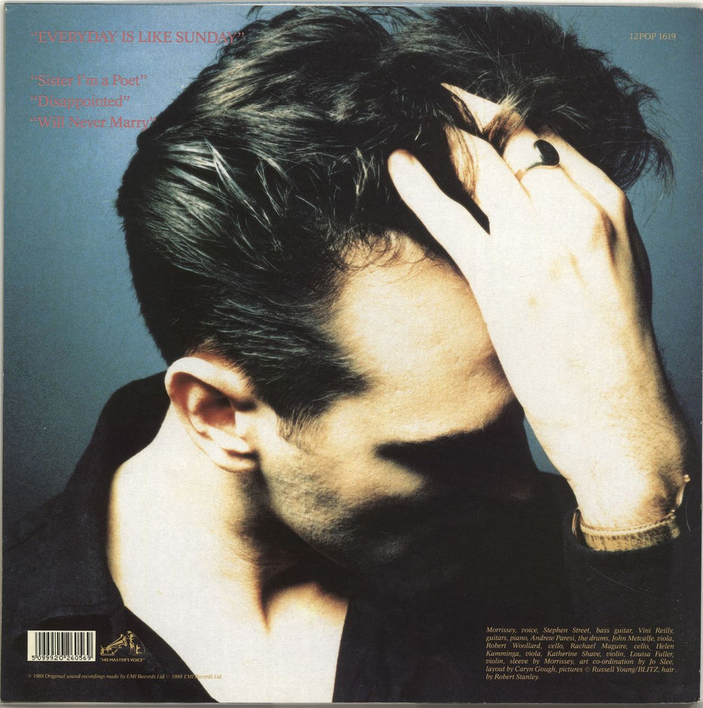 Morrissey Everyday Is Like Sunday UK 12" vinyl single (12 inch record / Maxi-single) 5099920260569