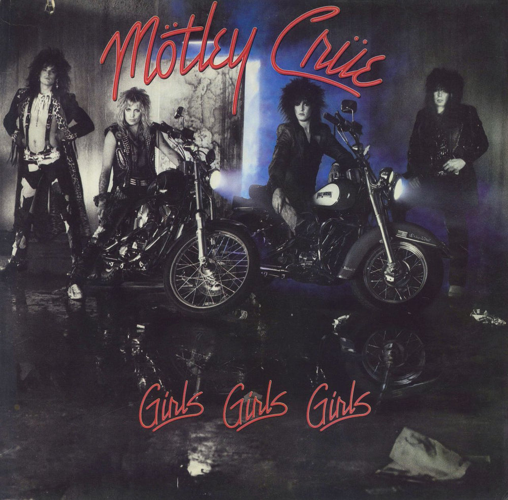 Motley Crue Girls Girls Girls US vinyl LP album (LP record) 60725-1