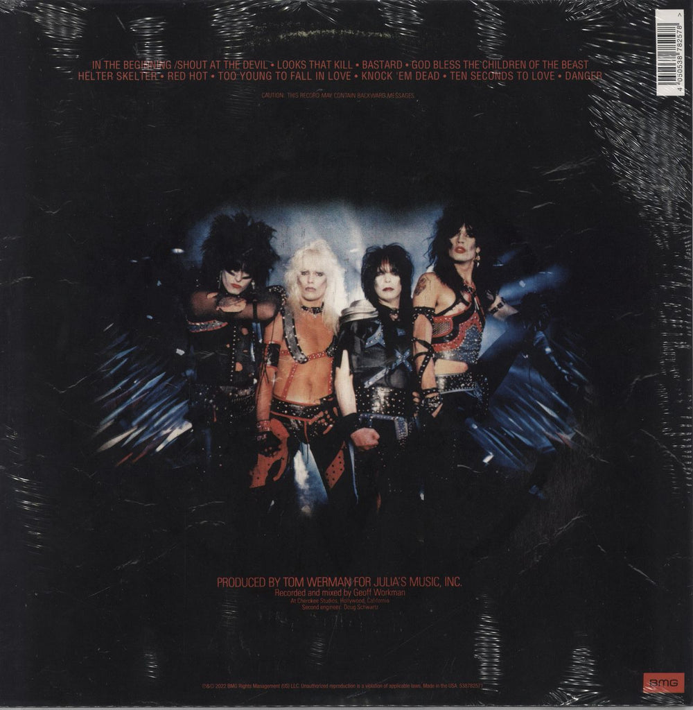 Motley Crue Shout At The Devil: 40th Anniversary Remaster - Sealed UK vinyl LP album (LP record) 4050538782578