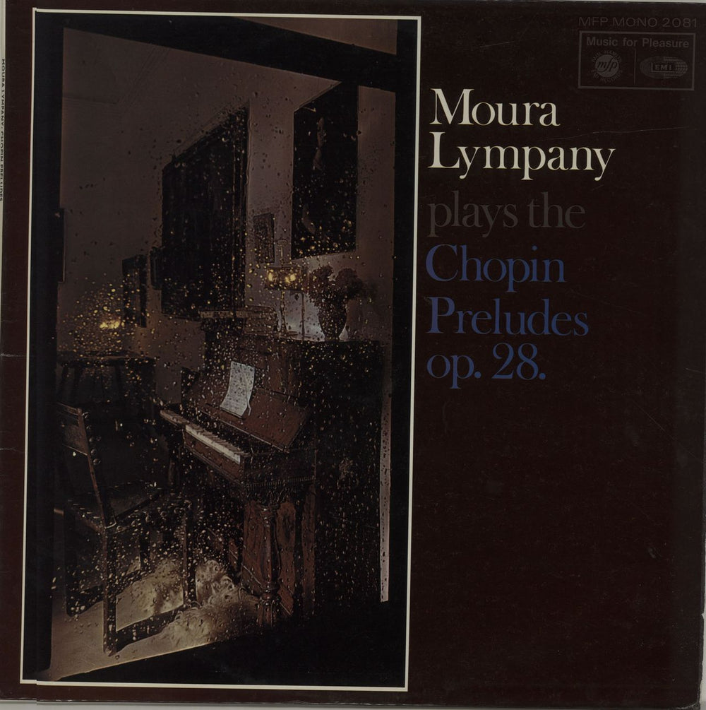 Moura Lympany Chopin: Preludes, Op.28 UK vinyl LP album (LP record) MFP2081