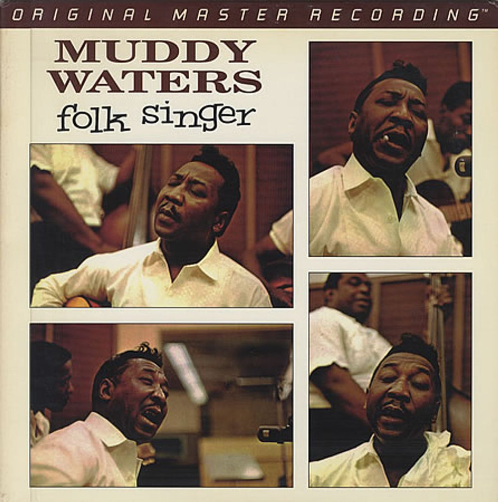 Muddy Waters Folk Singer - 200gm US vinyl LP album (LP record) MFSL1-201