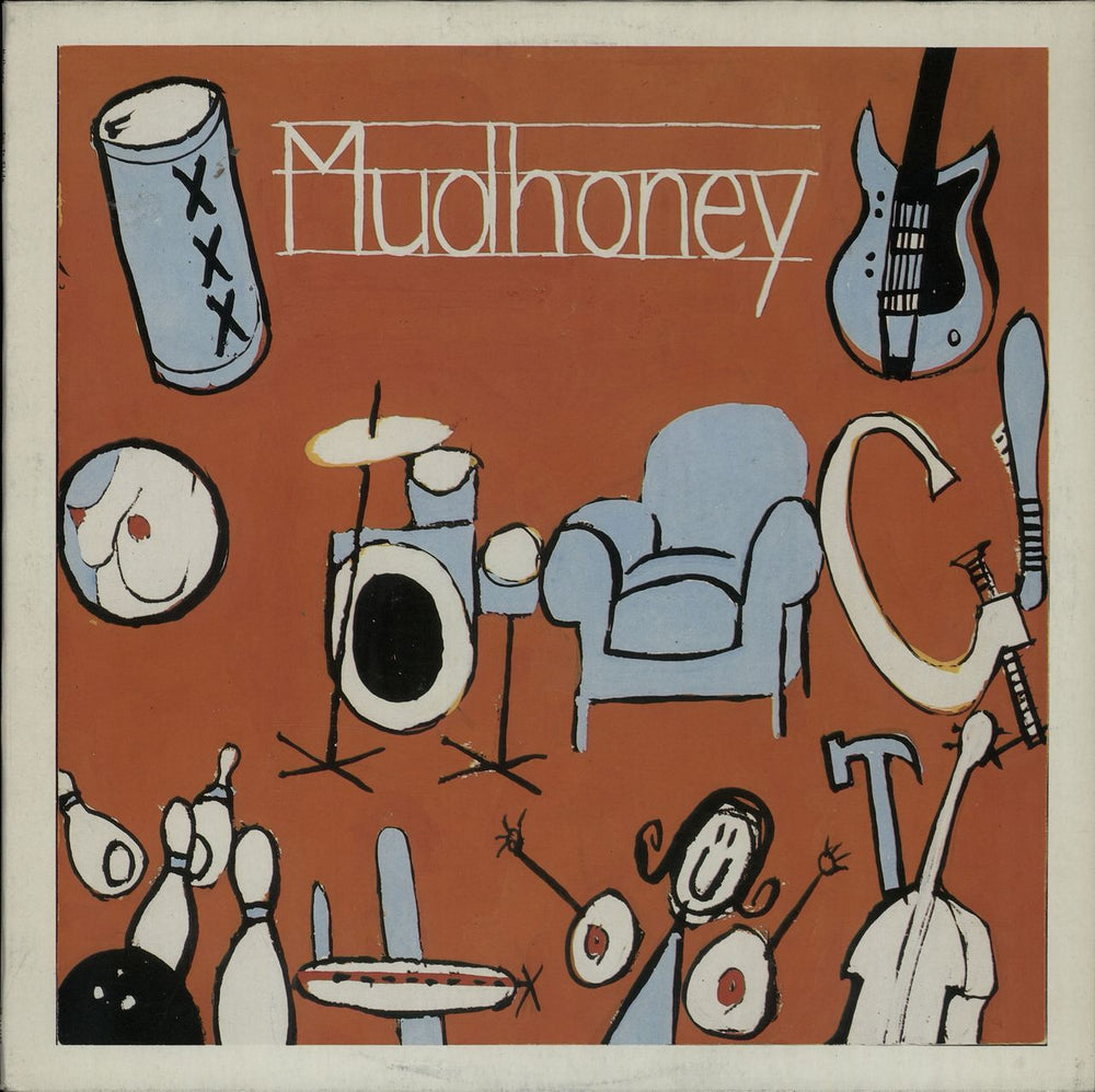 Mudhoney Let It Slide - Grey German 12" vinyl single (12 inch record / Maxi-single) SP16/155